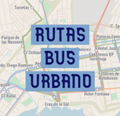 Plano de Buses urbanos / Bus Route map - 2 Mb
