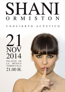 Shani Ormiston en acústico @ Palacio de la M?sica | Torrevieja | Alicante | Espa