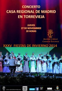 Concierto Casa Regional de Madrid @ Sociedad Cultural Casino de Torrevieja | Torrevieja | Comunidad Valenciana | Espa