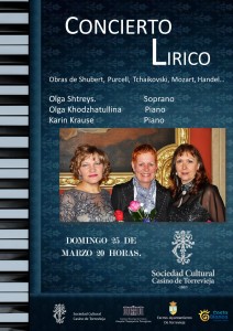 Concierto Lírico @ Sociedad Cultural Casino de Torrevieja | Torrevieja | Comunidad Valenciana | Espa
