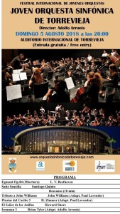 Joven Orquesta Sinfónica de Torrevieja @ Auditorio Internacional | Torrevieja | Espa