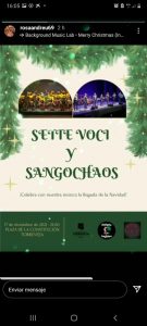 Concierto de Navidad "Sette Voci y Los Sangochaos". @ Plaza de la Constitución