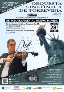 Grandes Solistas: Tchaikovsky y la Sinfonía del Nuevo Mundo @ Auditorio Internacional de Torrevieja